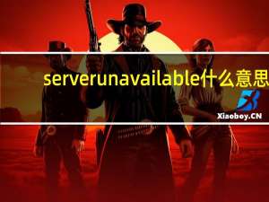 serverunavailable什么意思（server-u）