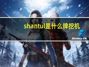 shantul是什么牌挖机