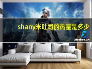 shany 米吐司的热量是多少