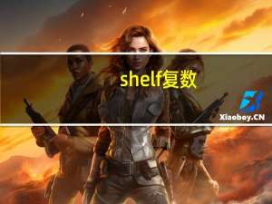 shelf复数