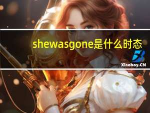 she was gone是什么时态