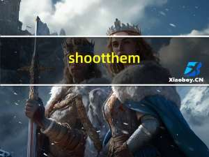 shoot them（SHOOT IT简介）