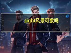 sight风景可数吗