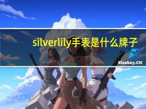 silverlily手表是什么牌子