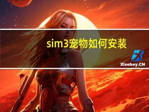 sim3宠物如何安装