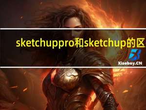 sketchuppro和sketchup的区别