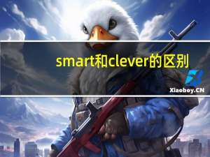 smart和clever的区别