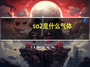 so2是什么气体