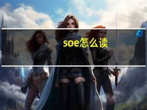 soe怎么读（SOE）
