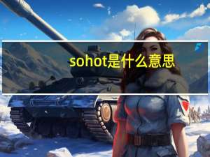 sohot是什么意思