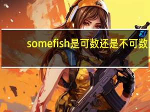 some fish是可数还是不可数