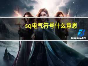 sq电气符号什么意思