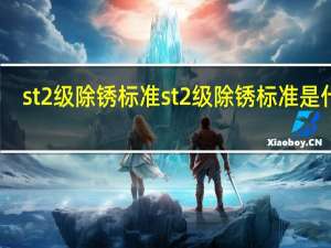 st2级除锈标准 st2级除锈标准是什么