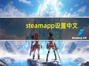 steamapp设置中文（steam appname cannot run）