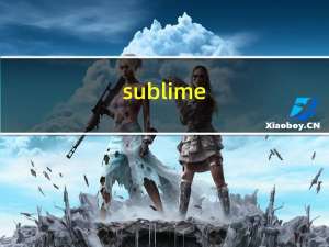 sublime（text）