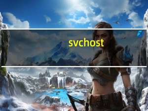 svchost.exe应用程序错误,不显示桌面（svchost exe应用程序错误）