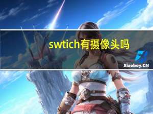 swtich有摄像头吗