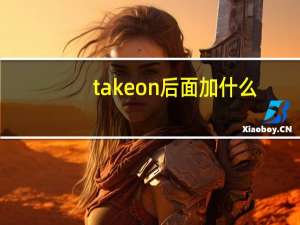 take on后面加什么