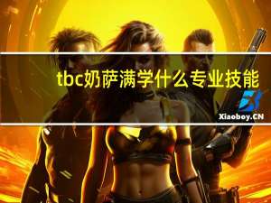 tbc奶萨满学什么专业技能