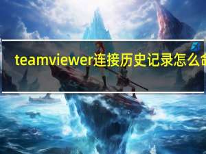 teamviewer连接历史记录怎么命名（teamviewer无法建立连接原因未知）