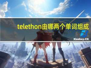 telethon由哪两个单词组成