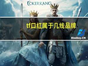 tf口红属于几线品牌