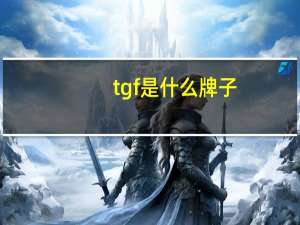 tgf是什么牌子
