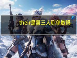 their是第三人称单数吗