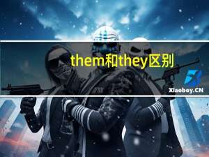 them和they 区别