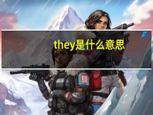 they是什么意思
