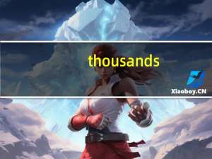 thousands