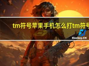 tm符号苹果手机怎么打 tm符号