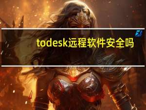 todesk远程软件安全吗