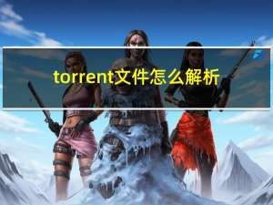 torrent文件怎么解析（torrent文件怎么打开）