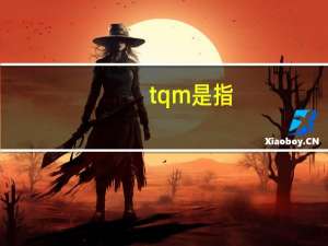 tqm是指（tqm）