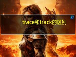 trace和track的区别