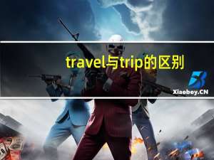 travel与trip的区别