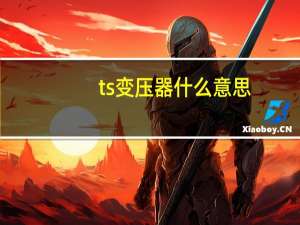 ts变压器什么意思