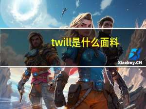 twill是什么面料