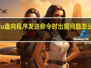 u盘向程序发送命令时出现问题怎么解决
