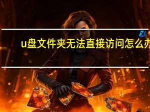 u盘文件夹无法直接访问怎么办（u盘文件夹无法删除）
