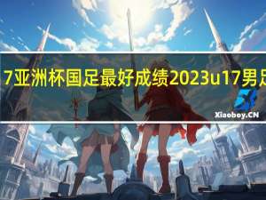u17亚洲杯国足最好成绩 2023u17男足世界杯