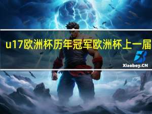 u17欧洲杯历年冠军 欧洲杯上一届冠军