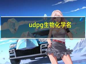 udpg生物化学名