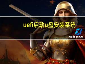 uefi启动u盘安装系统（uefi）