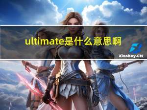 ultimate是什么意思啊（ultimate是什么意思）