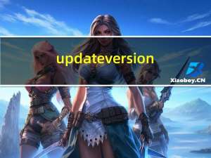 update version（update exe）