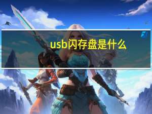 usb闪存盘是什么（闪存盘是什么）