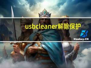 usb cleaner 解除保护（usb cleaner）