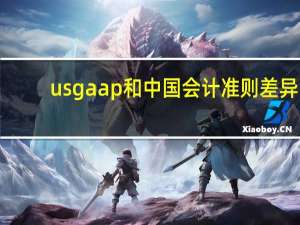 usgaap和中国会计准则差异